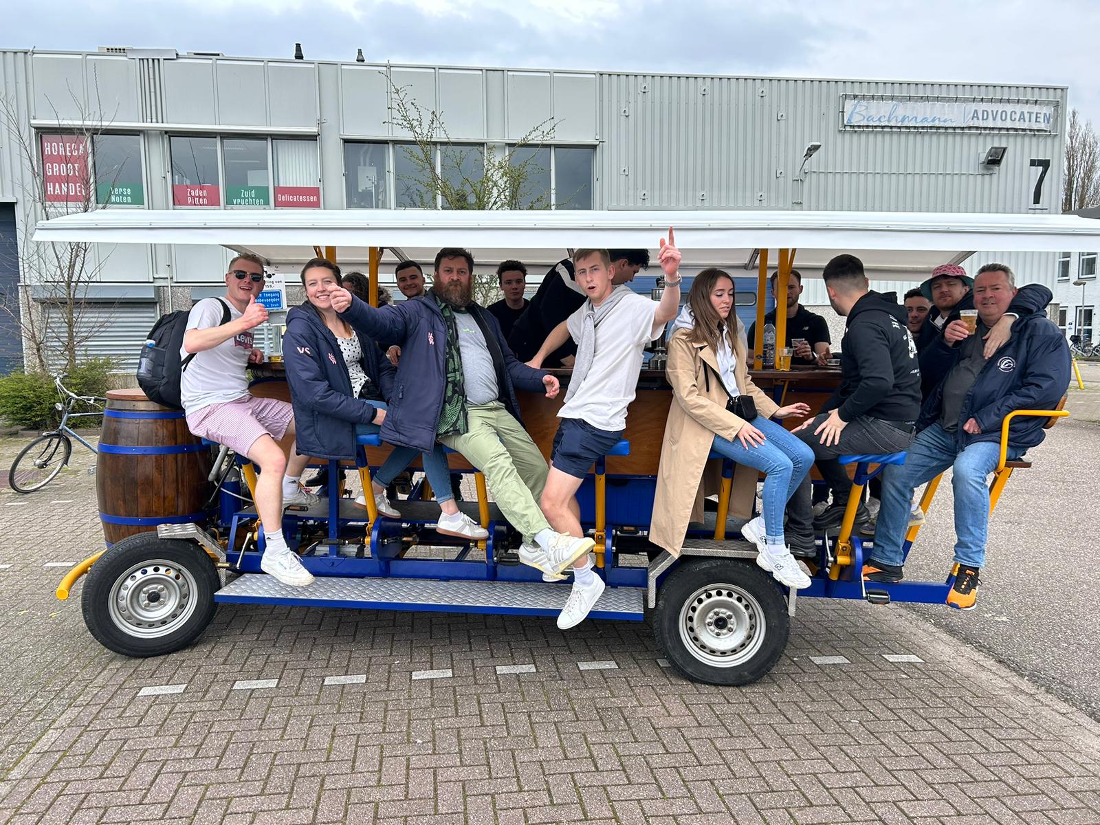 Beer Bike Amsterdam group tour